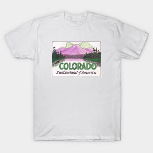 1940s Colorado, Switzerland of America T-Shirt